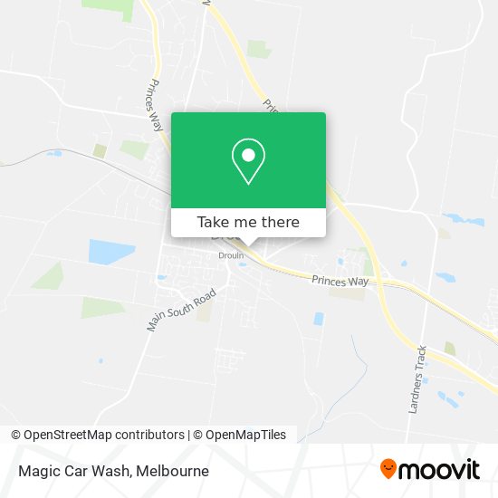 Magic Car Wash map
