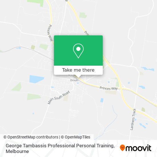 George Tambassis Professional Personal Training map