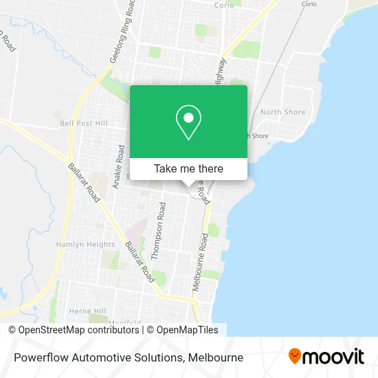 Mapa Powerflow Automotive Solutions
