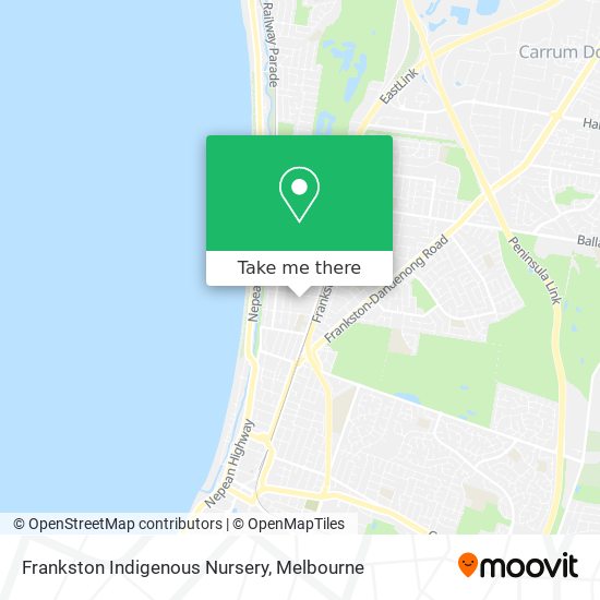 Frankston Indigenous Nursery map