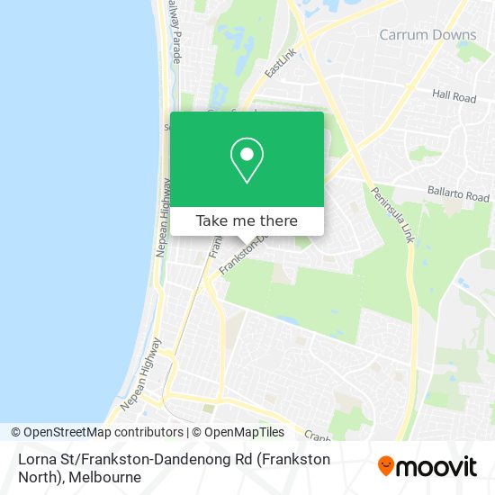 Lorna St / Frankston-Dandenong Rd (Frankston North) map