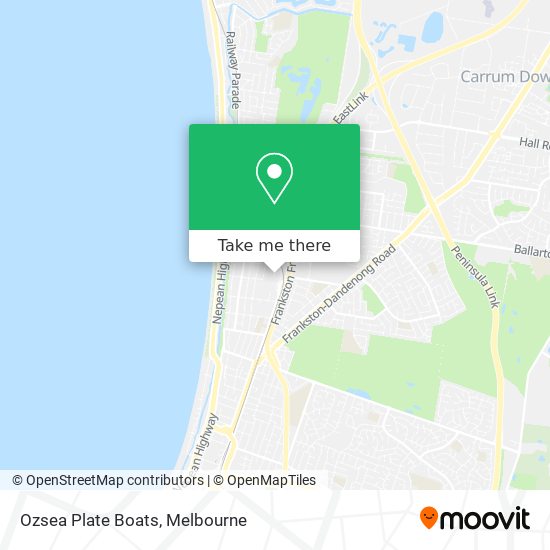 Ozsea Plate Boats map