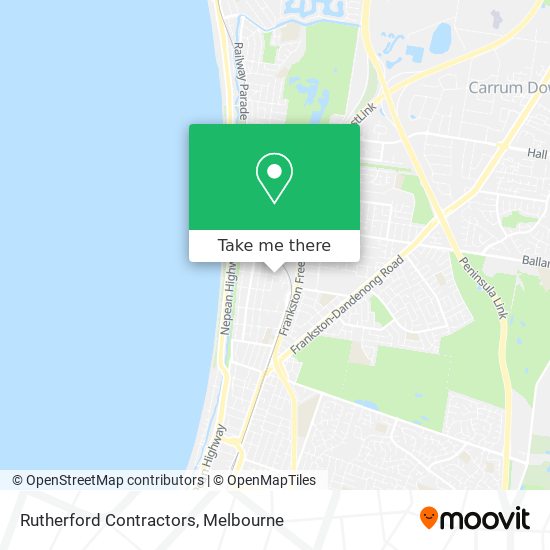 Rutherford Contractors map
