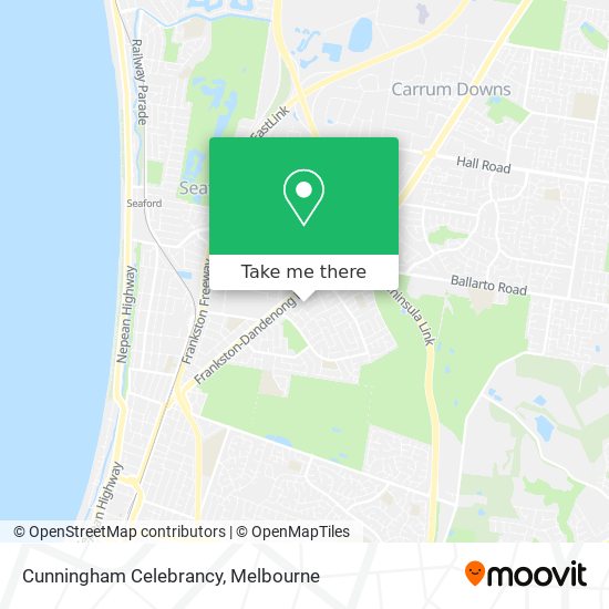 Cunningham Celebrancy map