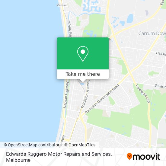 Edwards Ruggero Motor Repairs and Services map