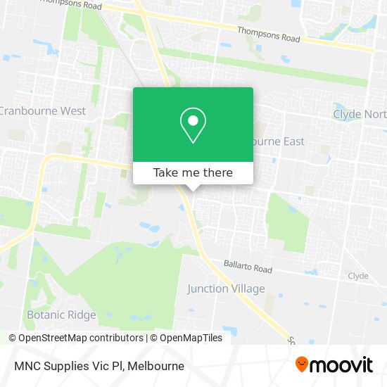 MNC Supplies Vic Pl map