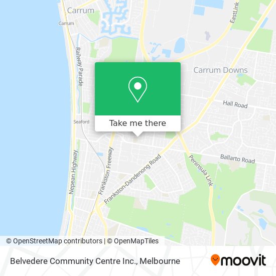 Belvedere Community Centre Inc. map
