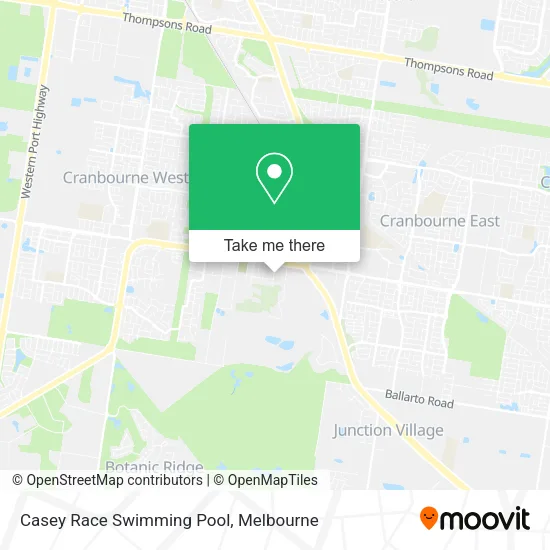 Casey Race Swimming Pool map