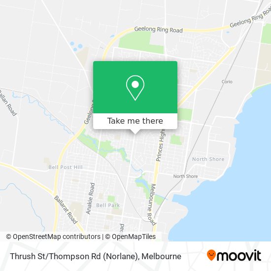 Thrush St / Thompson Rd (Norlane) map