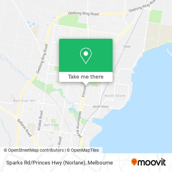 Sparks Rd / Princes Hwy (Norlane) map