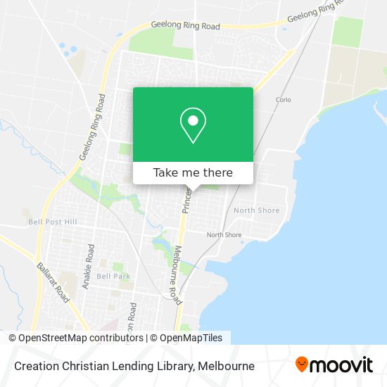 Creation Christian Lending Library map