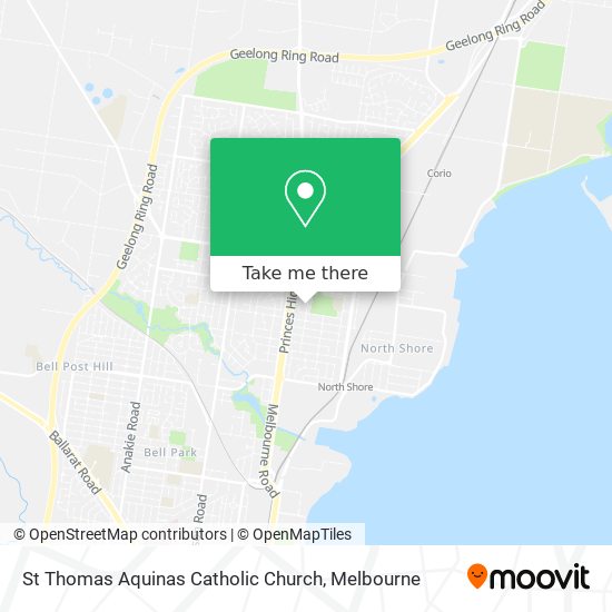 St Thomas Aquinas Catholic Church map