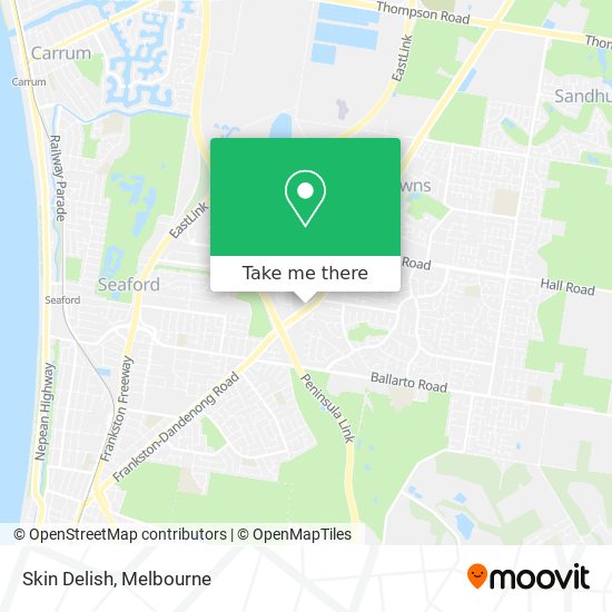 Skin Delish map