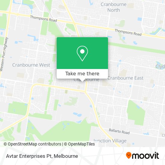 Avtar Enterprises Pt map