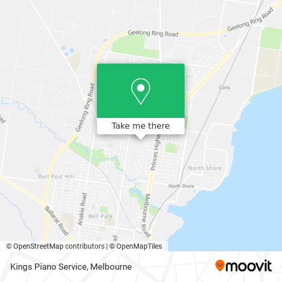 Kings Piano Service map