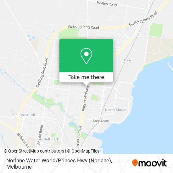 Mapa Norlane Water World / Princes Hwy