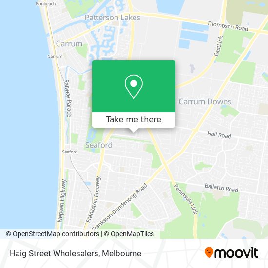 Haig Street Wholesalers map