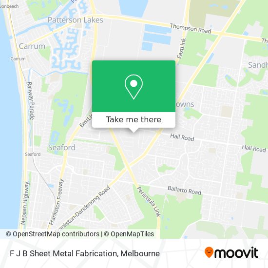 F J B Sheet Metal Fabrication map