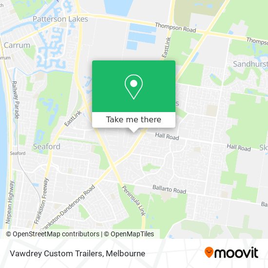 Vawdrey Custom Trailers map