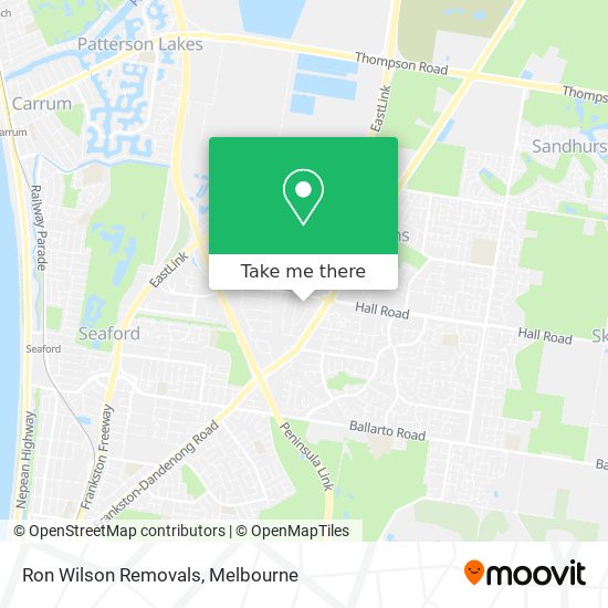 Mapa Ron Wilson Removals