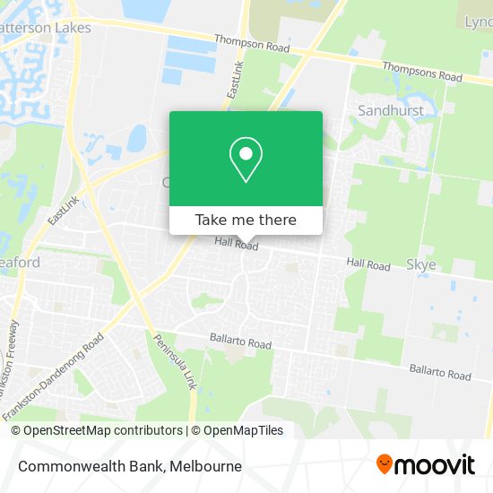 Commonwealth Bank map