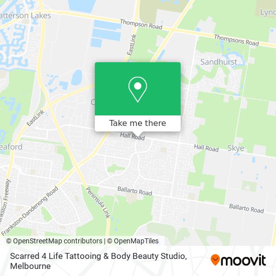 Scarred 4 Life Tattooing & Body Beauty Studio map
