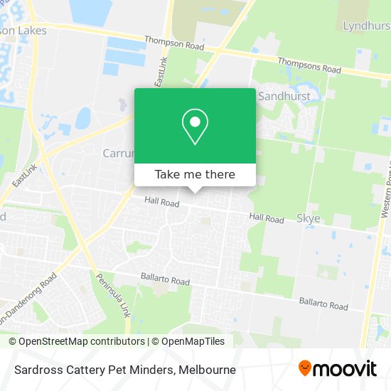 Sardross Cattery Pet Minders map