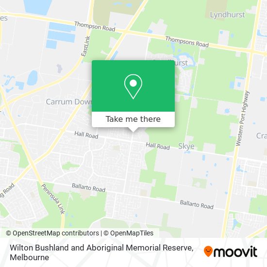 Wilton Bushland and Aboriginal Memorial Reserve map