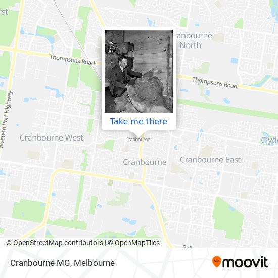 Cranbourne MG map