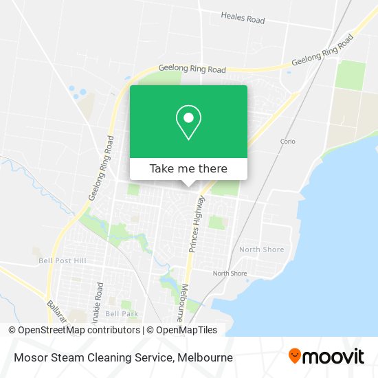 Mosor Steam Cleaning Service map