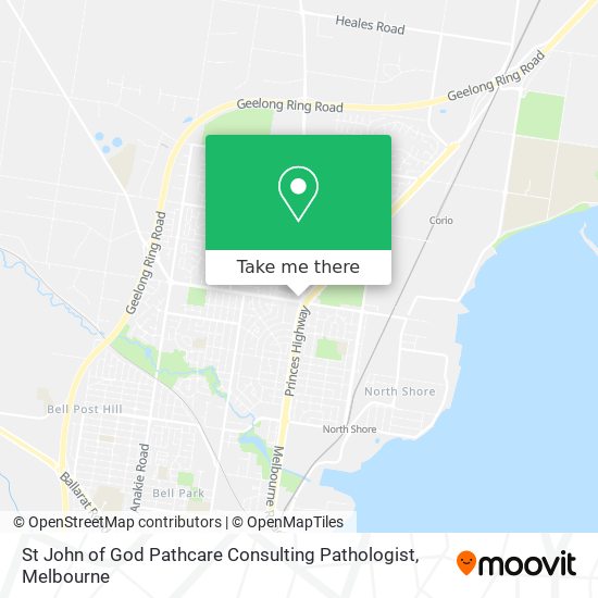 St John of God Pathcare Consulting Pathologist map