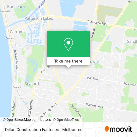 Dillon Construction Fasteners map