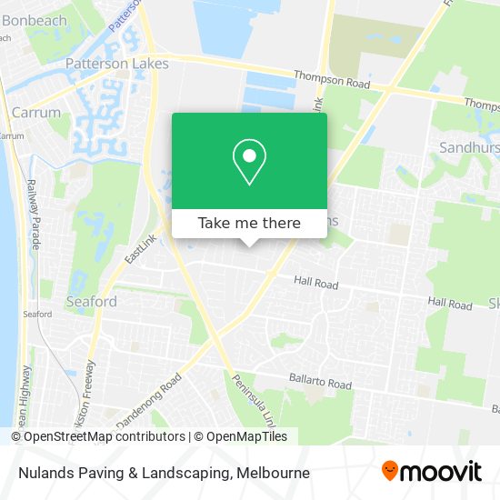 Mapa Nulands Paving & Landscaping