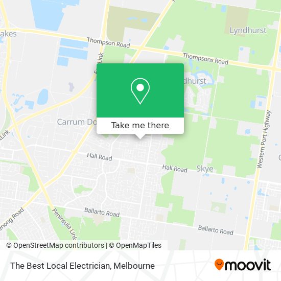 The Best Local Electrician map