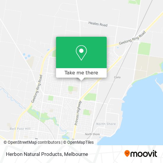 Herbon Natural Products map