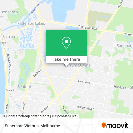 Supercars Victoria map