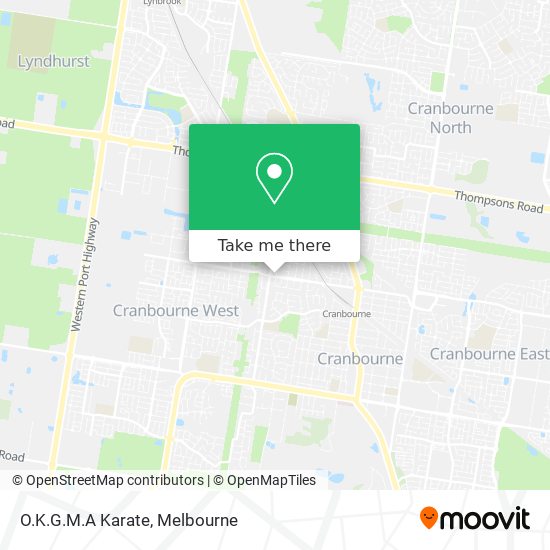 O.K.G.M.A Karate map