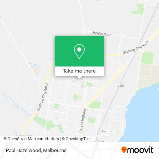 Paul Hazelwood map