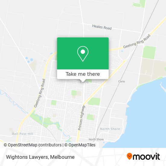 Wightons Lawyers map