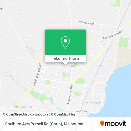 Goulburn Ave / Purnell Rd (Corio) map