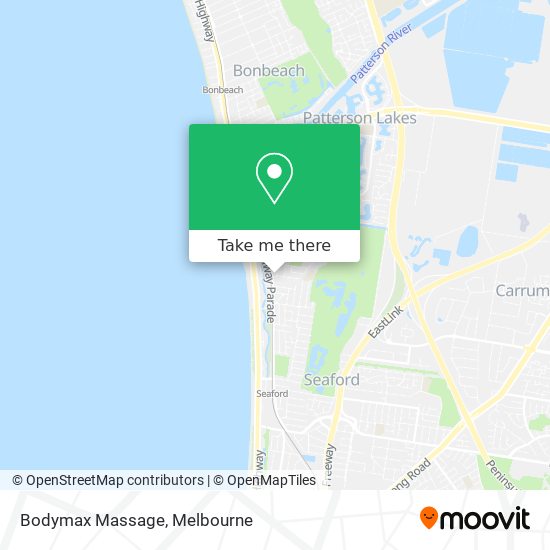Bodymax Massage map
