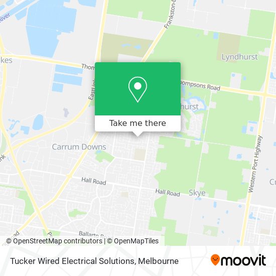 Tucker Wired Electrical Solutions map