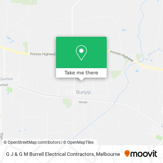 G J & G M Burrell Electrical Contractors map
