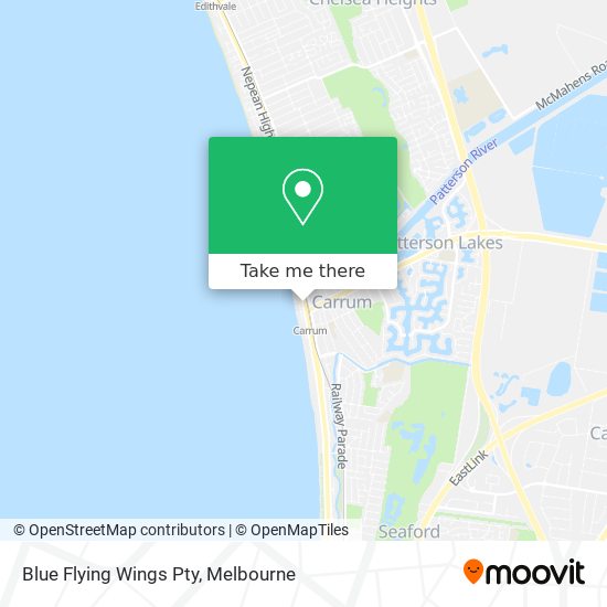 Blue Flying Wings Pty map