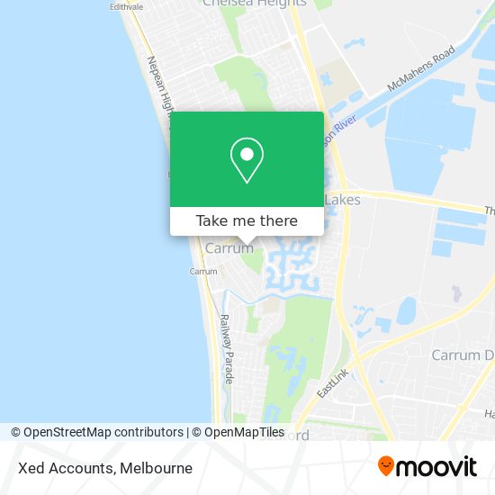 Xed Accounts map