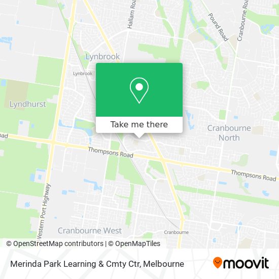 Merinda Park Learning & Cmty Ctr map