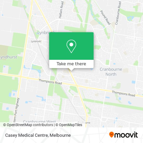 Casey Medical Centre map