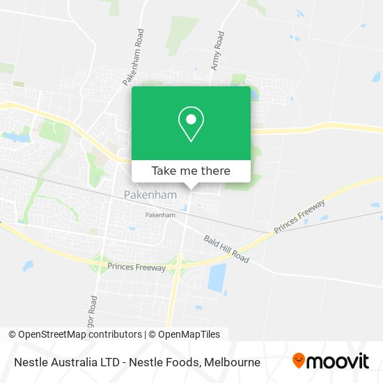 Nestle Australia LTD - Nestle Foods map