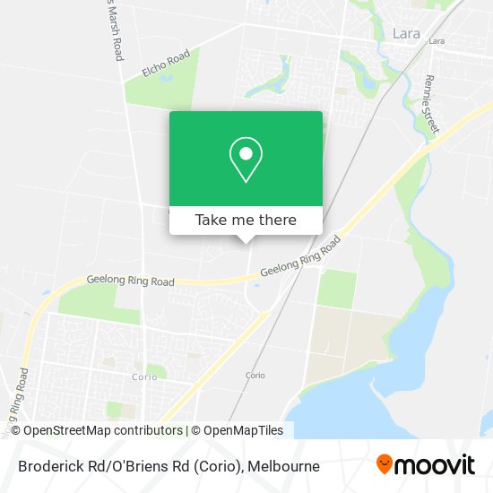 Broderick Rd / O'Briens Rd (Corio) map