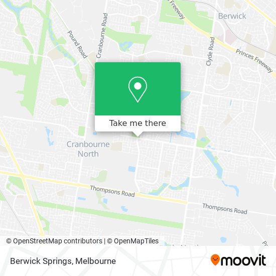 Berwick Springs map